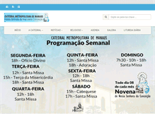 Tablet Screenshot of catedralnsconceicao.org